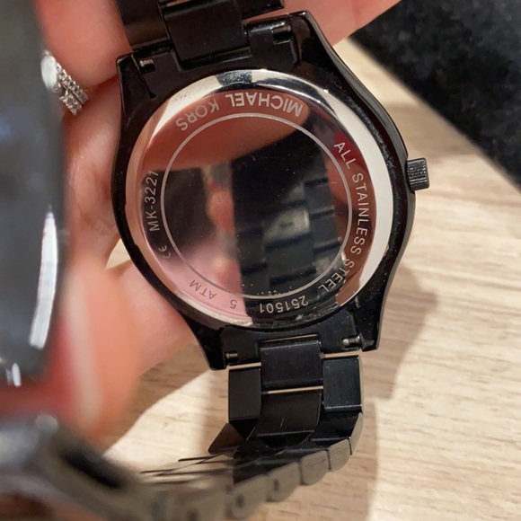 Black Michael Kors Watch - Picture 4 of 6